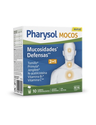 PHARYSOL MOCOS 10 SOBRES EFERVESCENTES