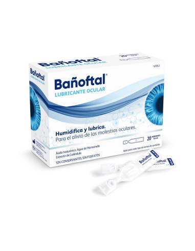 BAÑOFTAL LUBRICANTE OCULAR MONODOSIS